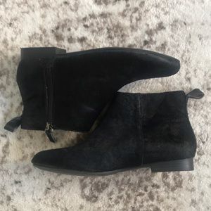 Calf Skin Ankle Boots